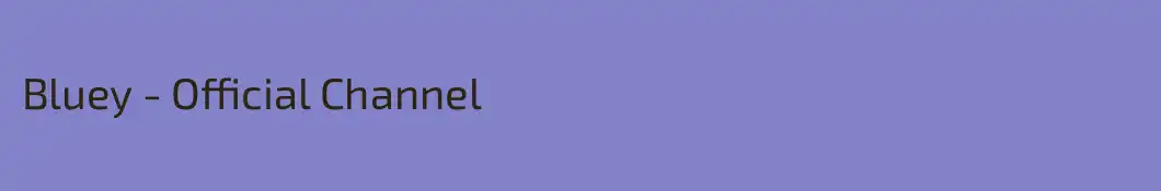 Bluey - Official Channel
